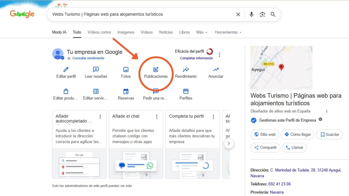 cómo publicar novedades en la ficha de google my business